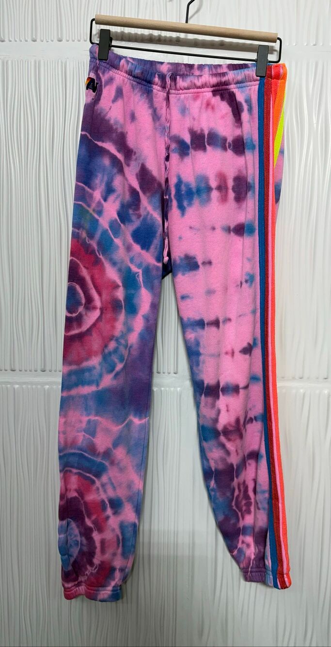 AVIATOR NATION Custom Dye 5 Stripe Jogger - Size M